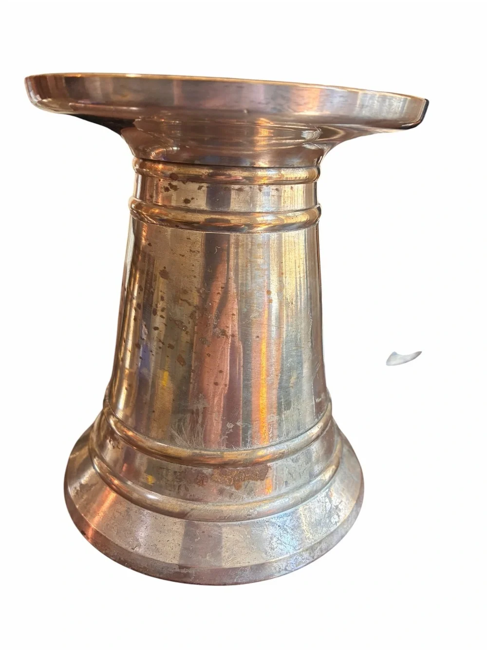 Pottery Barn Silver Tone Metal Candle Holders